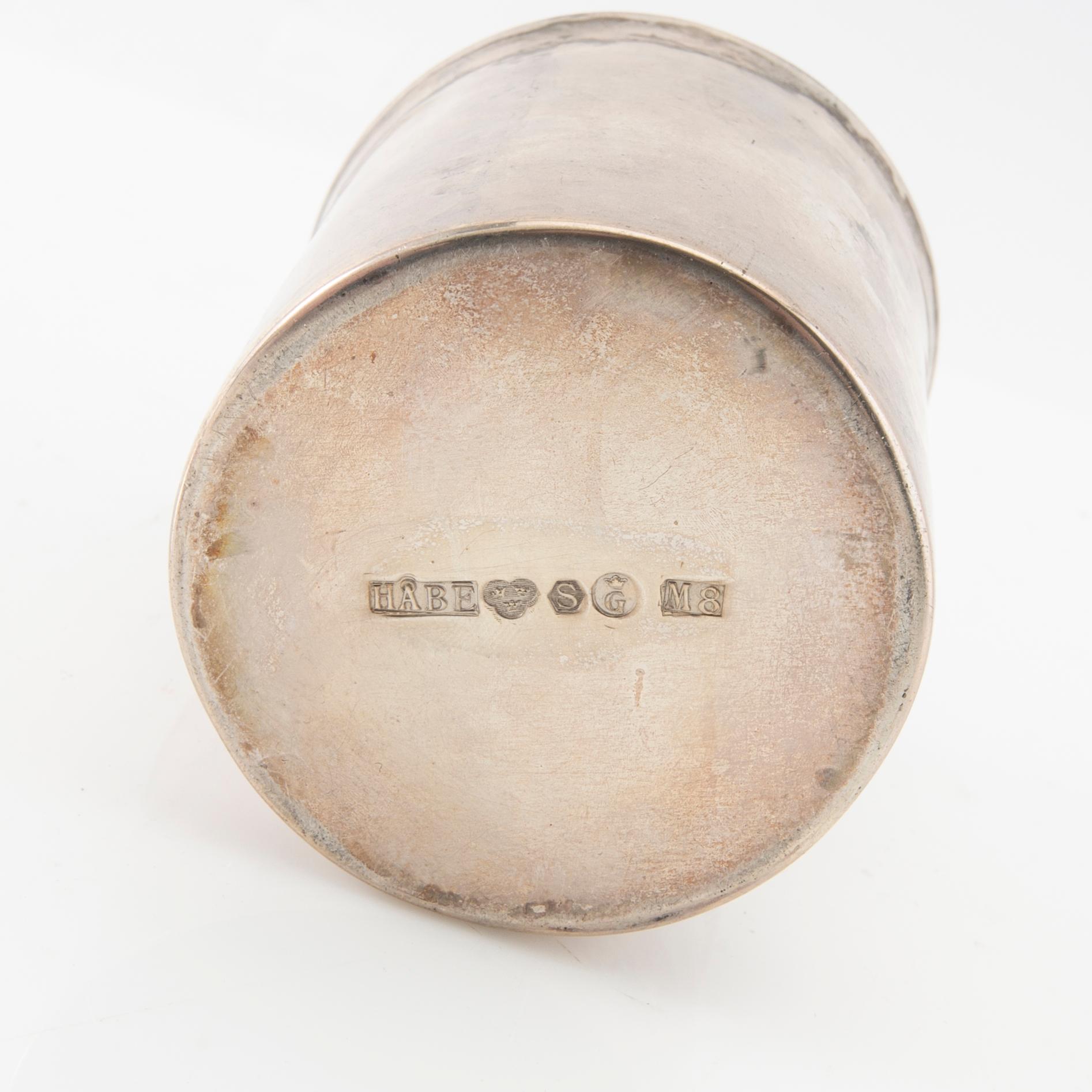 Cup silver Håbe Gothenburg 1938.