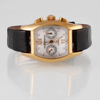 ARMBANDSUR, Girard Perregaux - Richeville Chronograph, 18k guld.