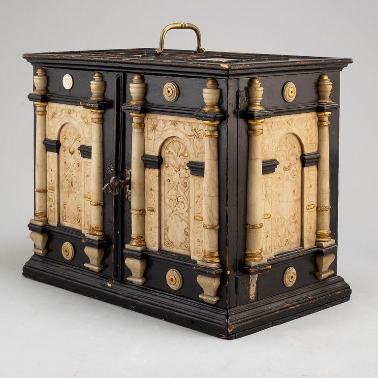 A first half of the 18th century Baroque cabinet.