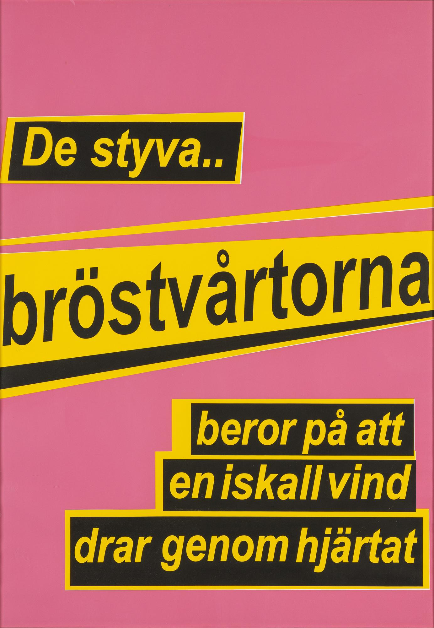 Lisa Jonasson, "De styva bröstvårtorna".