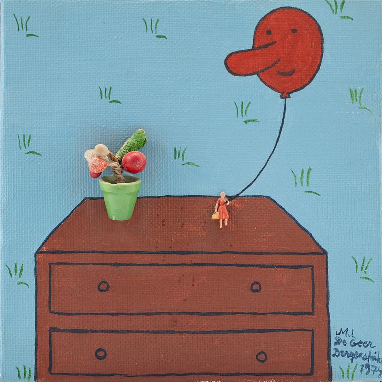 Marie-Louise Ekman, "On a chest I", 1974.