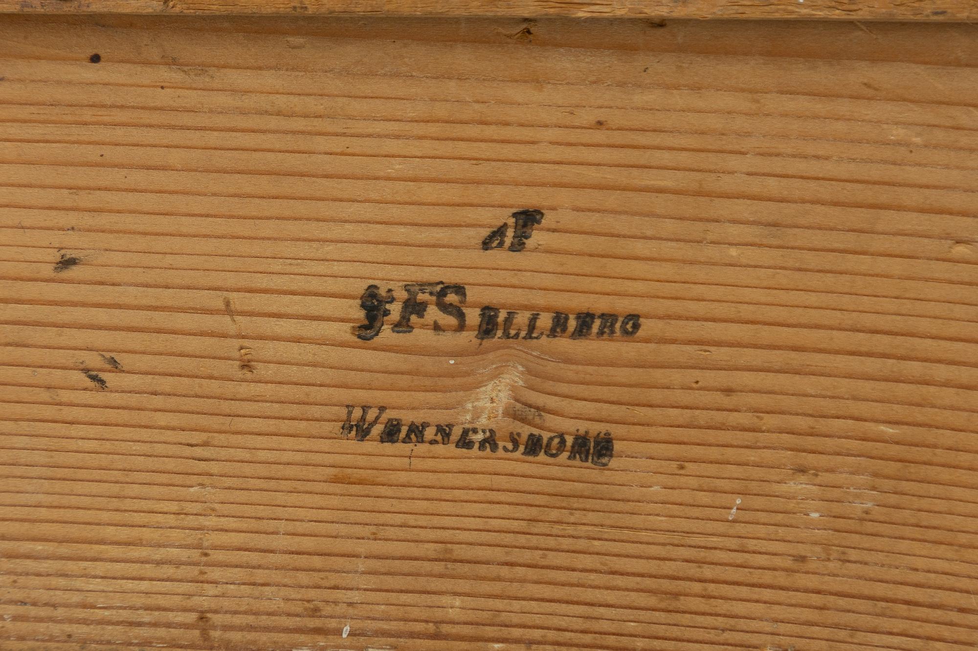 Spegellampetter, ett par, Empire, av Johan Fredrik Sellberg, Vänersborg, 1800-talets första hälft.