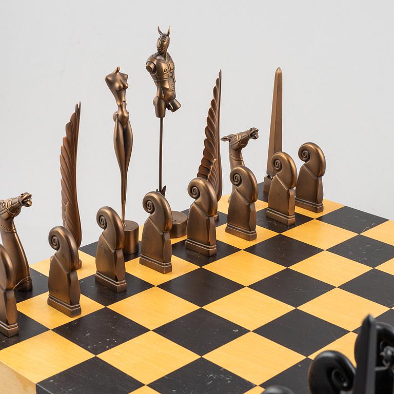 Paul Wunderlich, Chess game "Minotaurs".