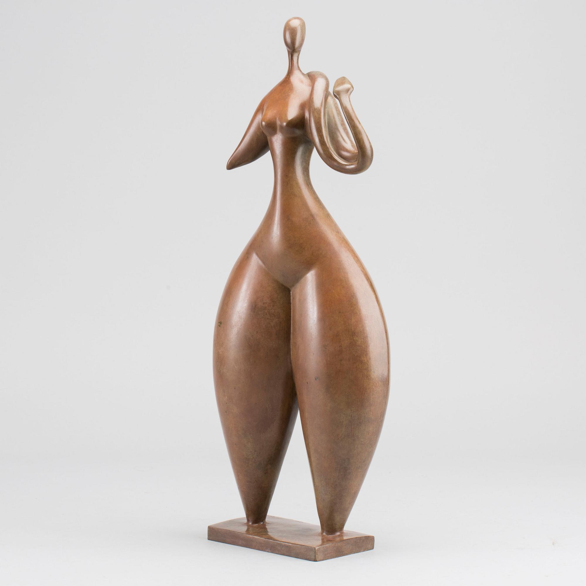MARIE-MADELEINE GAUTIER, sculpture, bronze, signed and numbered.