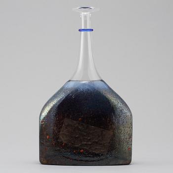FLASKA, glas, Bertil Vallien, Kosta Boda, Artist Collection, 1900-talets fjärde kvartal.