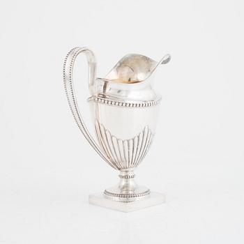 A late Gustavian style Swedish silver creamer, mark of Guldsmedsaktiebolaget, Stockholm 1918.