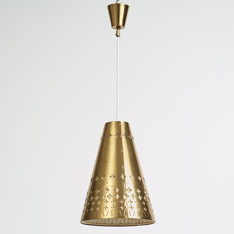 Einar Bäckströms Metallvarufabrik, a model "5416" ceiling lamp, Malmö, Sweden, 1950's.
