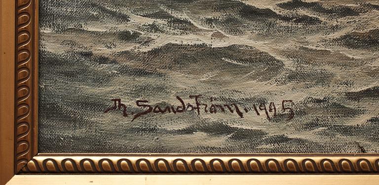 JOHAN OSSIAN-ANDERSSON, olja på duk, sign "Th Sandström" o dat 1925.