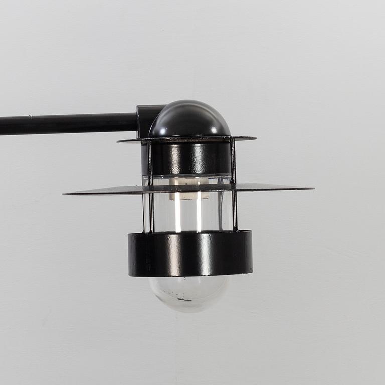 JENS MØLLER-JENSEN, three wall lamps for out doors, "Albertslund", Louis Poulsen.