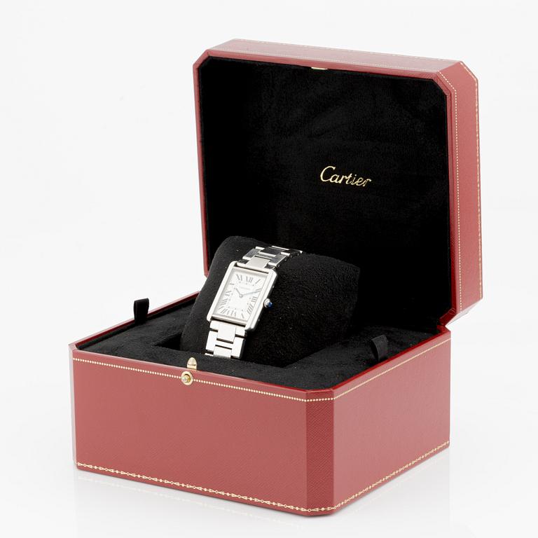 Cartier, Tank Solo Large, wristwatch, 34.8 mm x 27.4 mm.