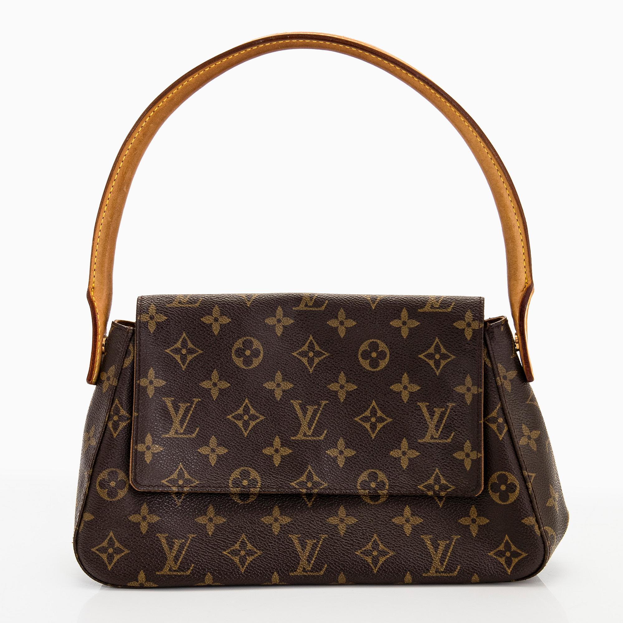 Louis Vuitton, a monogram canvas 'Mini Looping' bag.