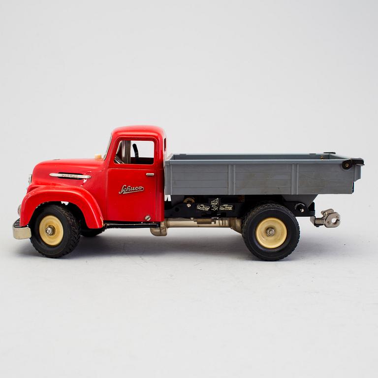A tinplate Schuco Construction truck N 6065, Germany, 1950/60s.