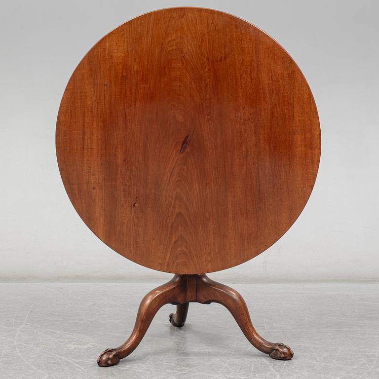 A 19th century mahogany table.