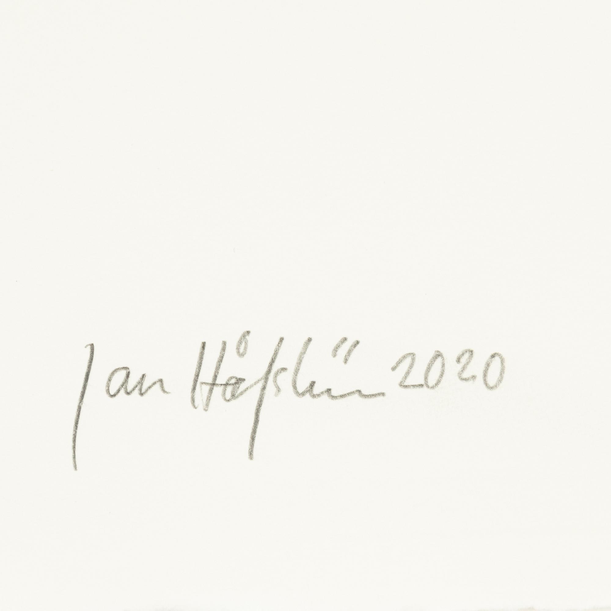 Jan Håfström, färgetsning, 2020, signerad 29/50.