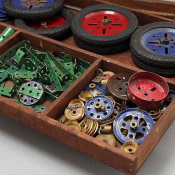 Three toys from Meccano and Schuco, around the mid 20th century.