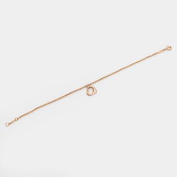 Tiffany & Co, Elsa Peretti, armband, "Open Heart", 18K roséguld.