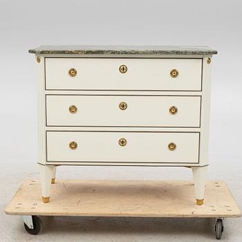 A Gustavian style chest of drawers, first half of the 20th Century.