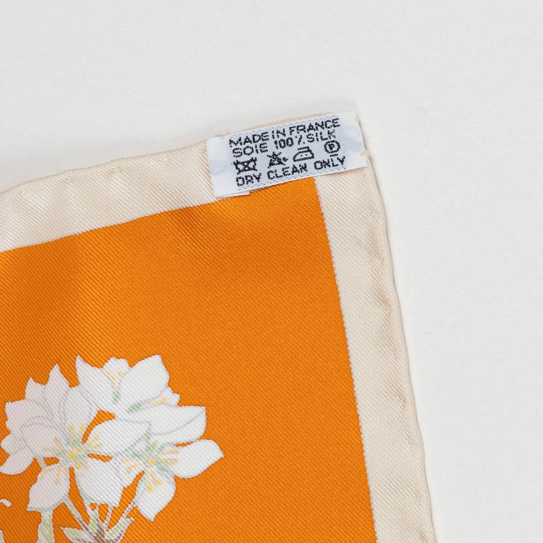 Hermès, scarf, "Vol Amoureux des Azurés".