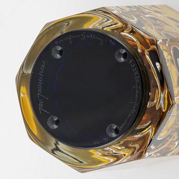 Jan Johansson,  glass vase, 'The Sea III', Orrefors Gallery, 16/40, Sweden 1990.