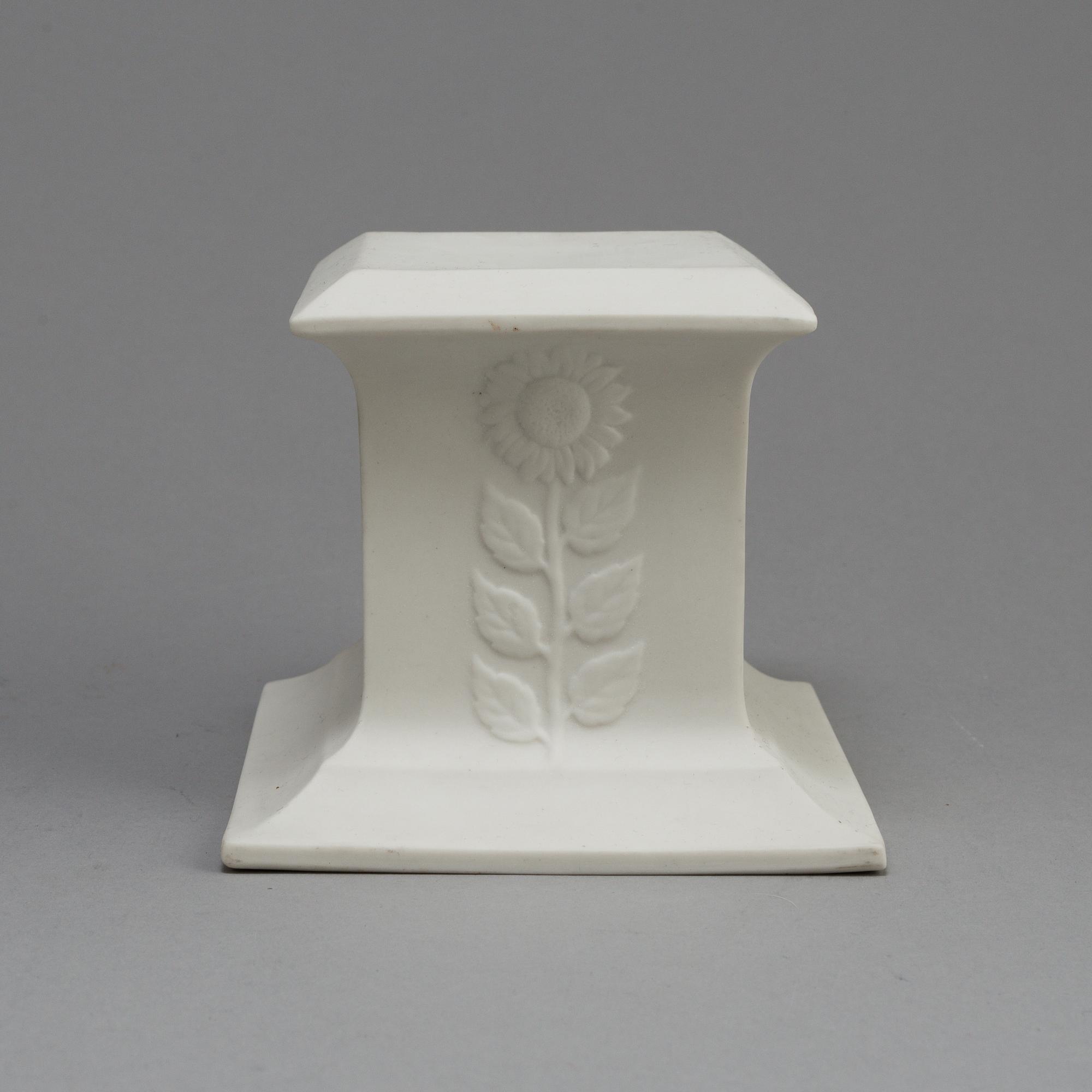 A PARIAN BASE, Gustafsberg, early 20th century.