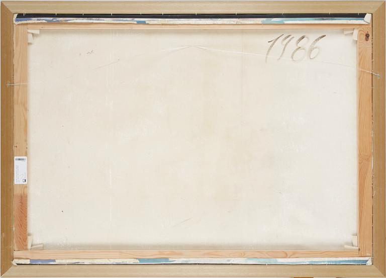 YVES POYET, olja på duk, sign o dat a tergo 1986.