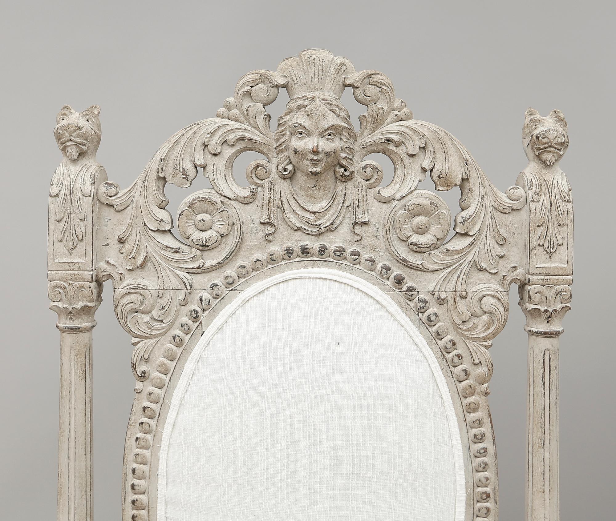 KARMSTOLAR, 1 par, 1800-talets andra hälft.