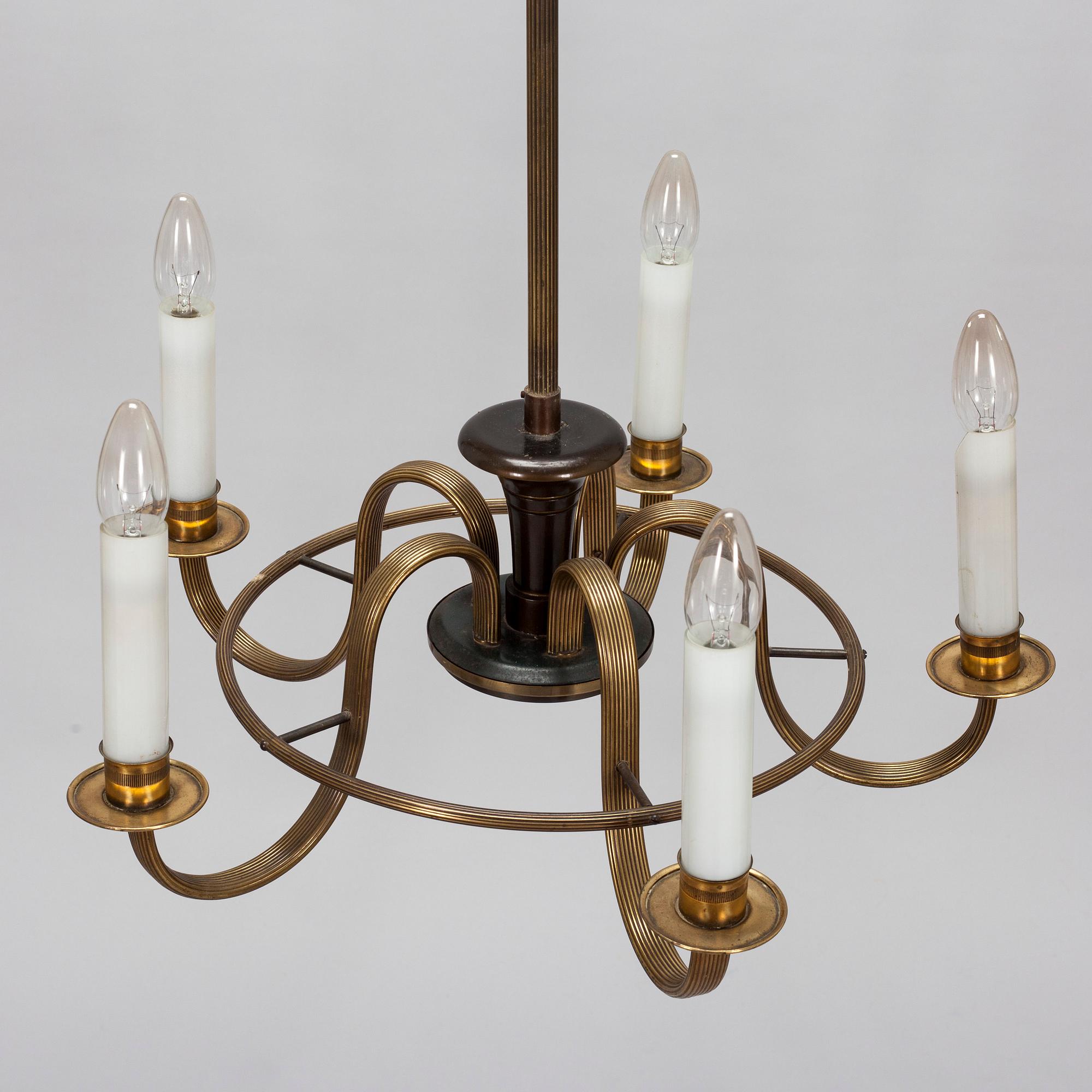 Taklampa, funkis, 1930-tal.