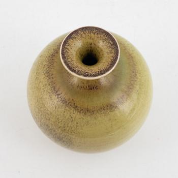 Sven Wejsfelt, a stoneware vase, Gustavsbergs studio 1986.