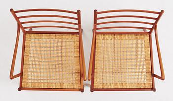 Ole Wanscher, a pair of 'Colonial Chair PJ 149', Poul Jeppesen, Denmark.