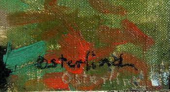 ALLAN ÖSTERLIND, olja på duk, sign.