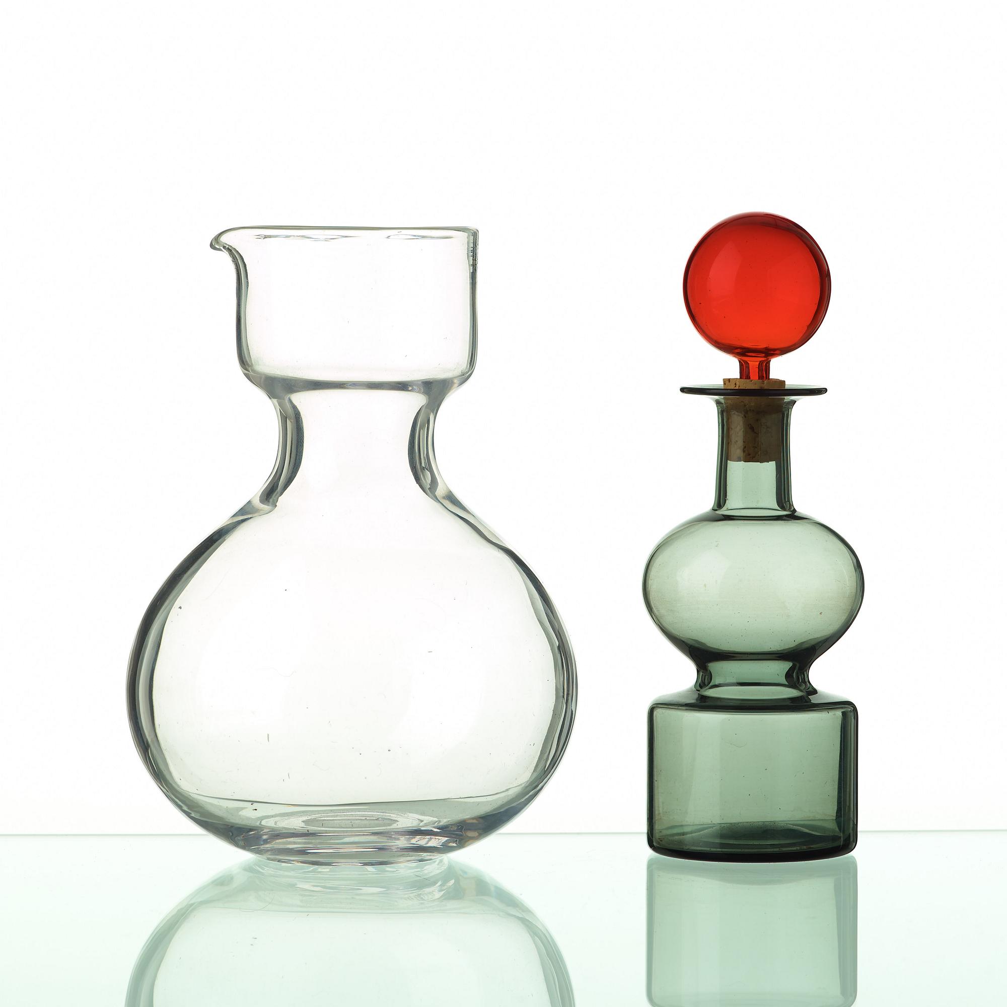 KAJ FRANCK, karaff "Kremls klockor", Nuutajärvi Notsjö, Finland 1960-tal.