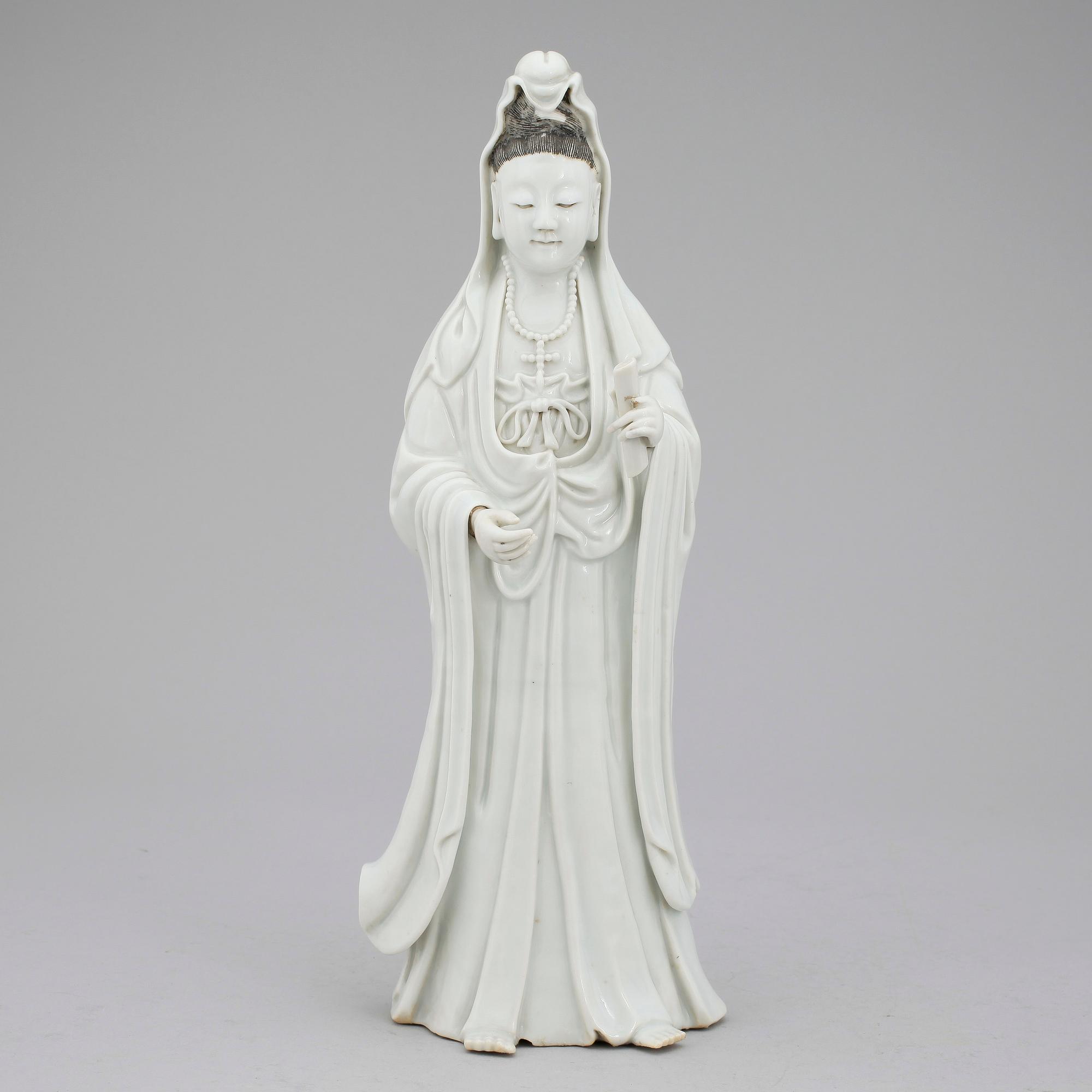 FIGURIN, blance de chine. Qing dynastin.