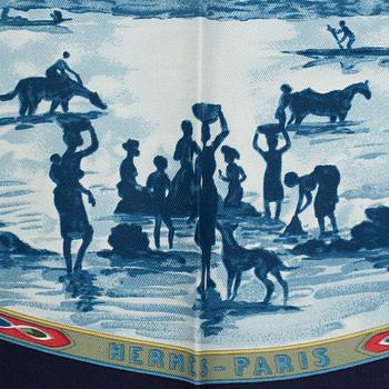 Hermès, scarf, "Peul Horsemen".