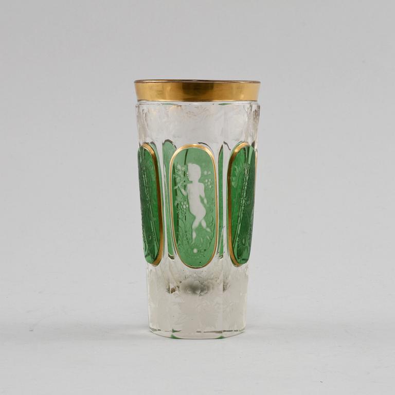VAS, glas, Böhmisk typ, 1800-talets slut.