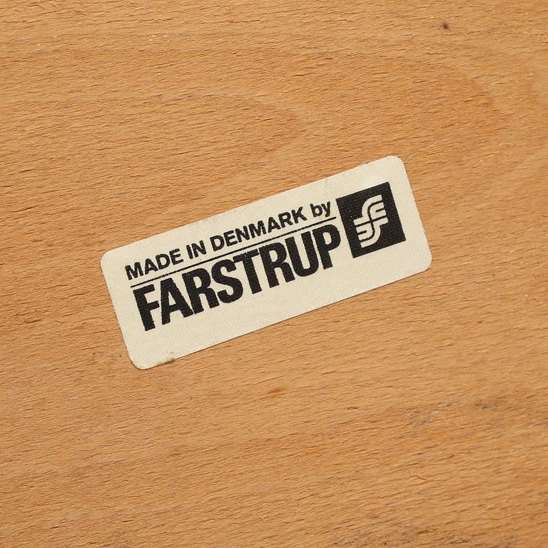 STOLAR, 6 st, Farstrup samt BORD, 1950/60-tal.