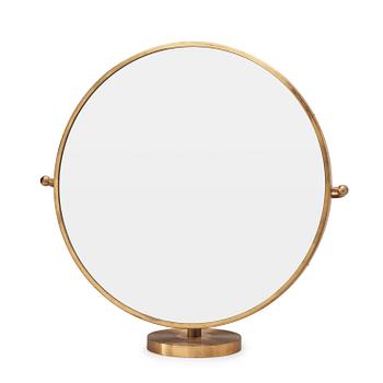 703. A Josef Frank brass table mirror, Svenskt Tenn, model 2214.