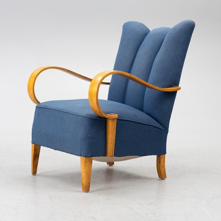 A Swedish Modern armchair, 1940s.