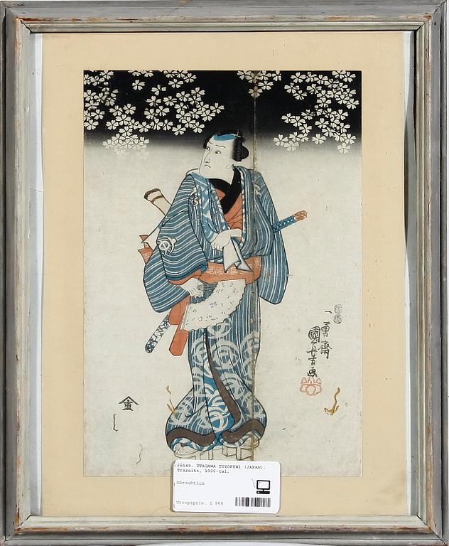 KUNIYOSHI, UTAGAWA, Träsnitt, 1800-tal.
