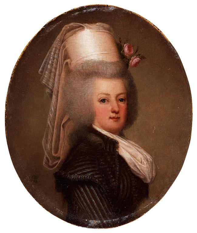 Adolf Ulrik Wertmüller, Marie Antoinette, (1755-1793), drottning av Frankrike i kreolsk hatt.