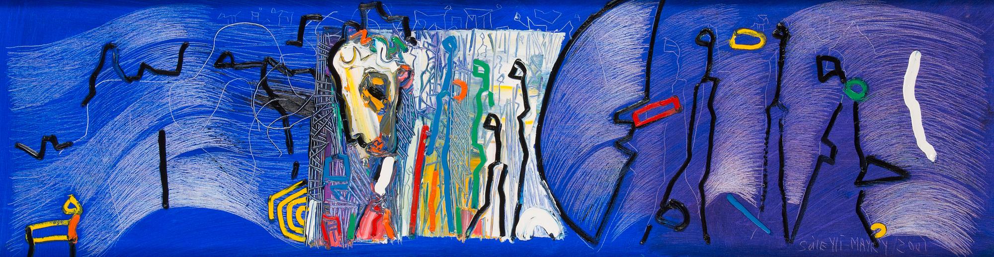 SOILE YLI-MÄYRY, olja på duk, signerad och daterad 2001.