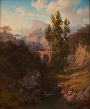 Gustaf Wilhelm Palm, Italian landscape.
