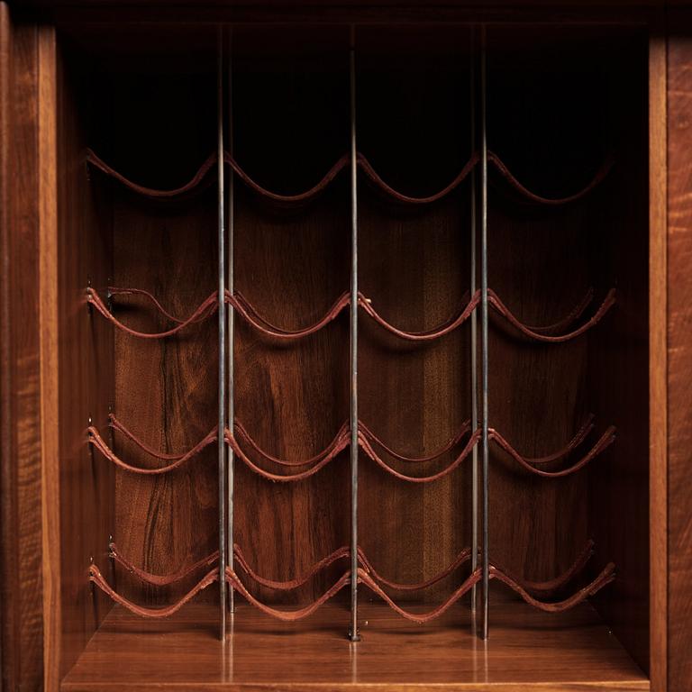 HANS J WEGNER, a bar cabinet executed by cabinetmaker Axel I Sørensen, for the Mayor's office, Aarhus City Hall,  1941.