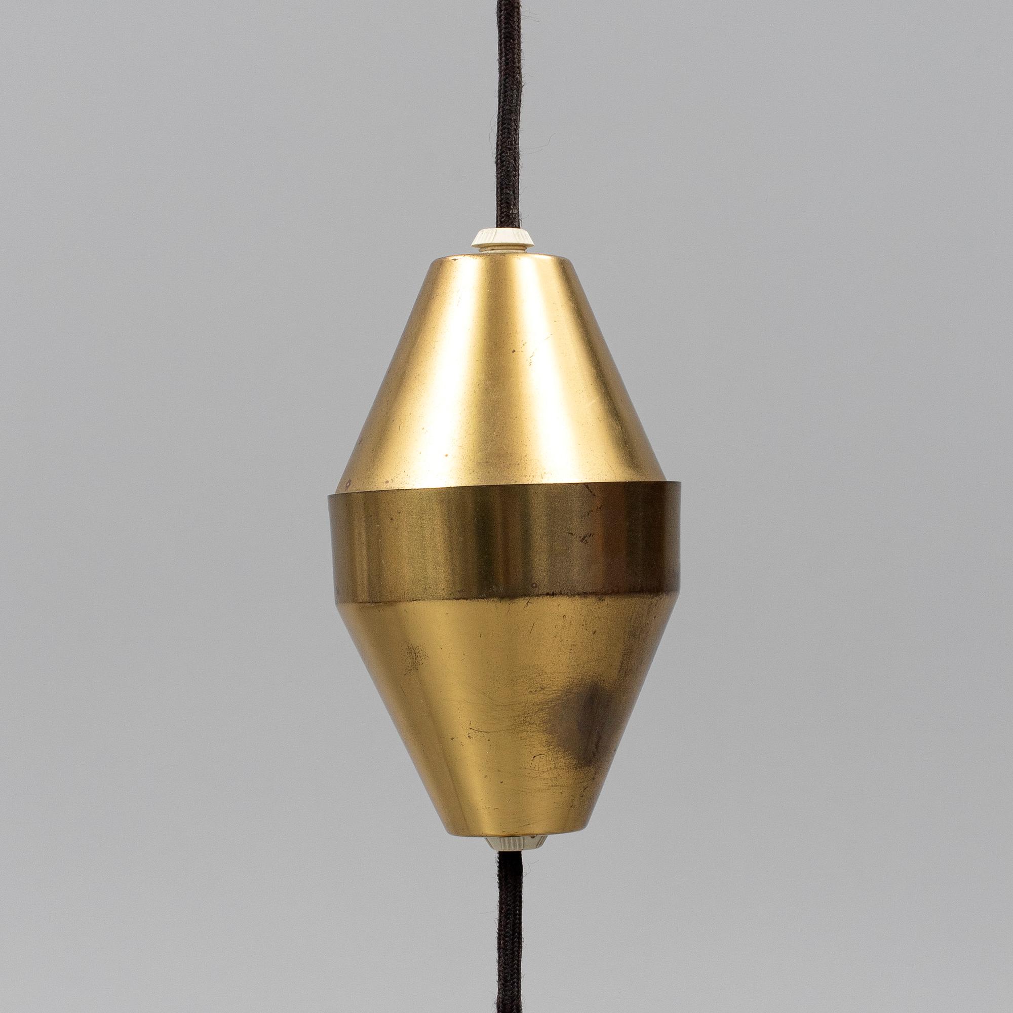 FRITZ SCHLEGEL, taklampa, "P 295", Lyfa, Danmark, 1900-talets andra hälft.