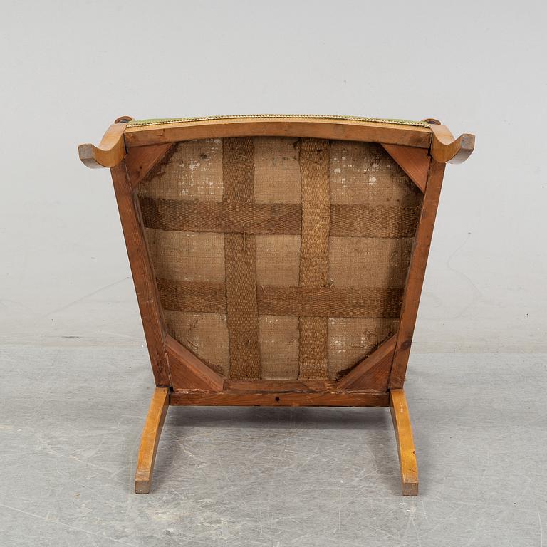 A late Gustavian style mahogany writing desk.