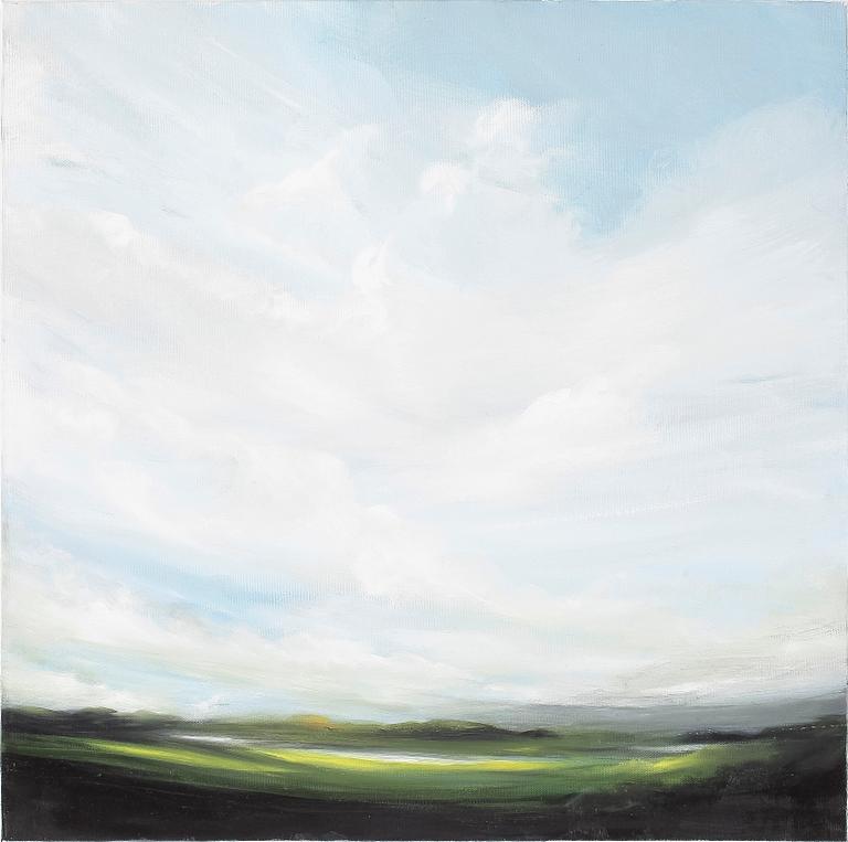 CECILIA HAUPT, olja på duk, sign a tergo.