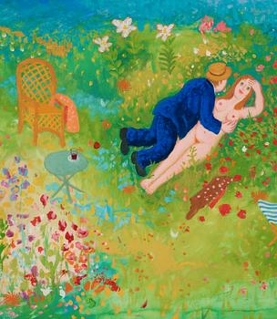 Lennart Jirlow, Couple in landscape.