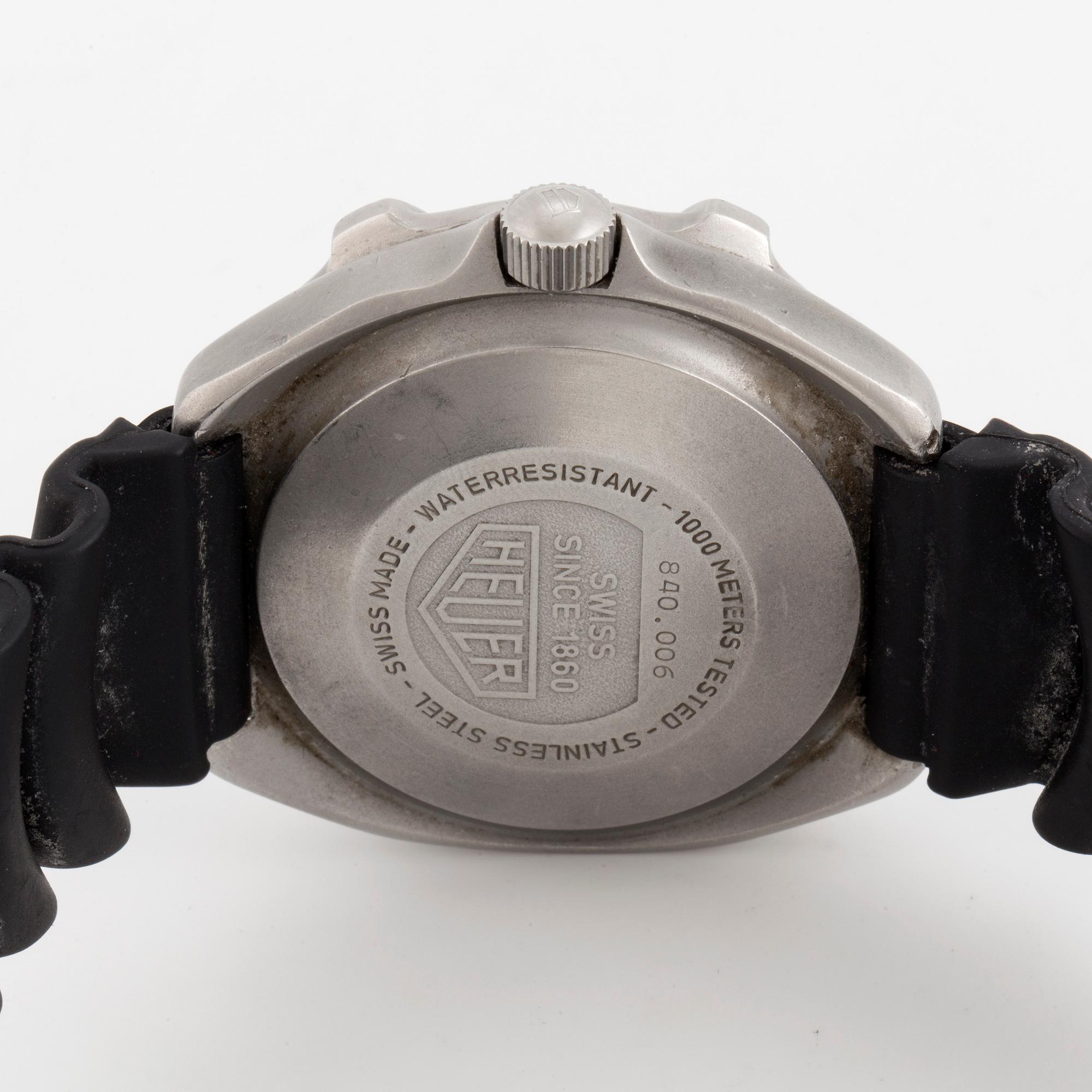 TAG HEUER, Super Professional (1000 M), wristwatch, 41 mm,