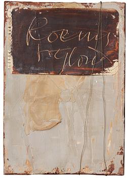 EDDIE FIGGE, mixed media on canvas, signed Figge and dated 1964 on verso.