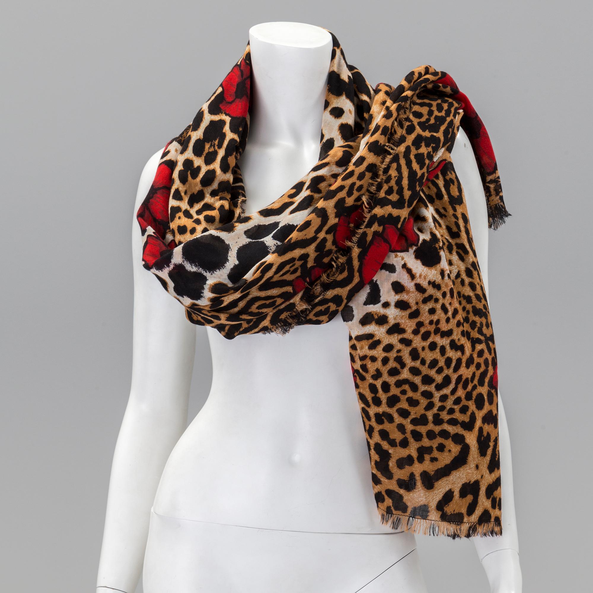 A shawl by Yves Saint Laurent.