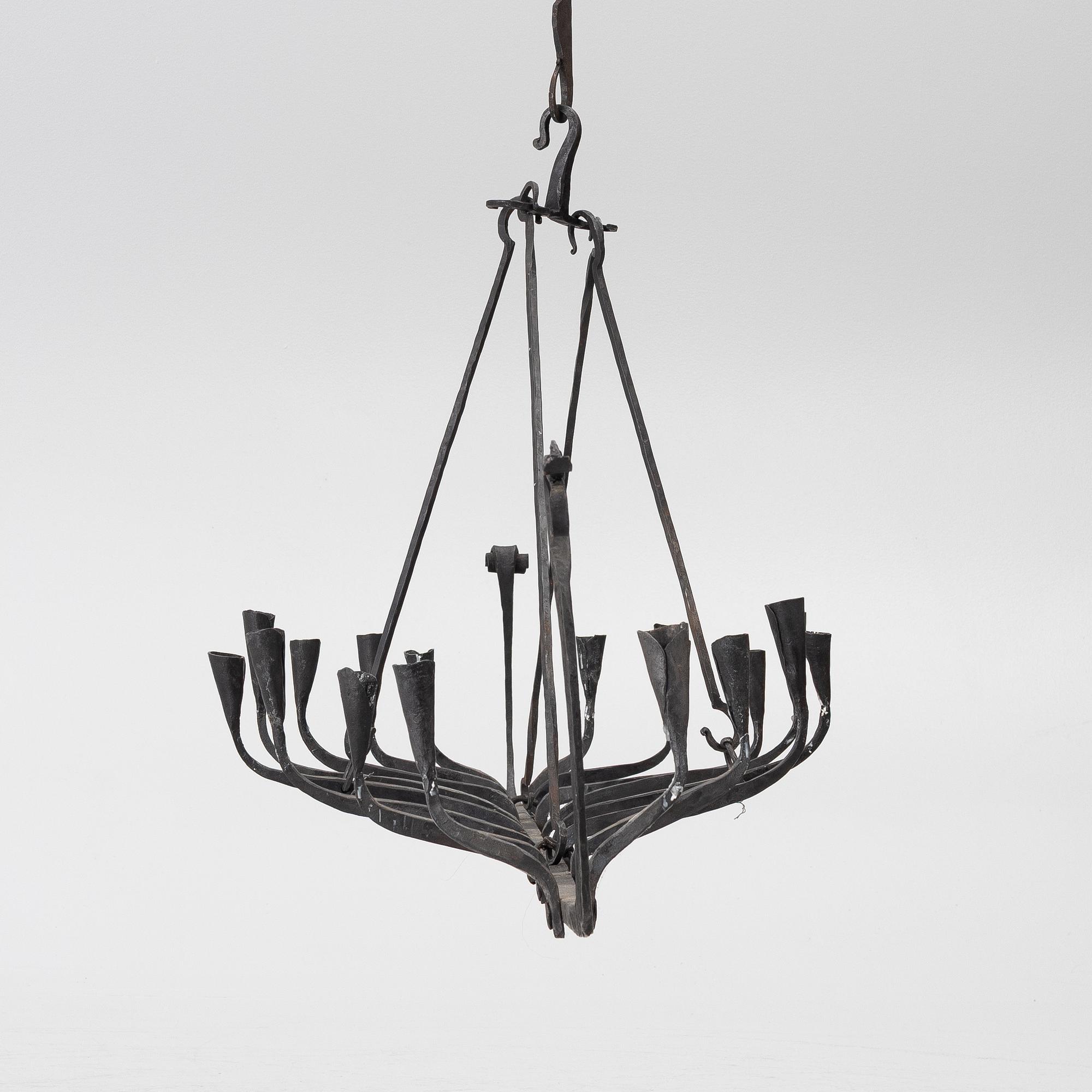 Chandelier, second half of the 20th century.